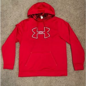 Large red Under Armour men’s sweatshirt